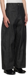 SAGE NATION Black Box Pleat Jeans