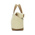 Acne Studios Off-White and Tan Weekender Tote