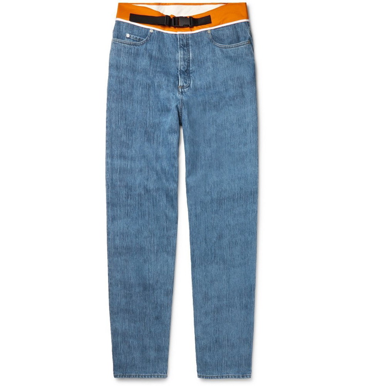 Photo: Maison Margiela - Shell-Trimmed Denim Jeans - Blue