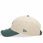 New Era LA Dodgers Mini Washed 9Twenty Cap in Natural/Green 
