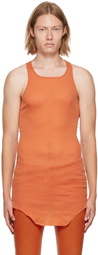 Rick Owens Orange Basic Tank Top