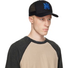 AMIRI Black 'MA' Trucker Cap