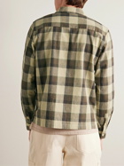 Folk - Signal Checked Linen and Cotton-Blend Blouson Jacket - Brown