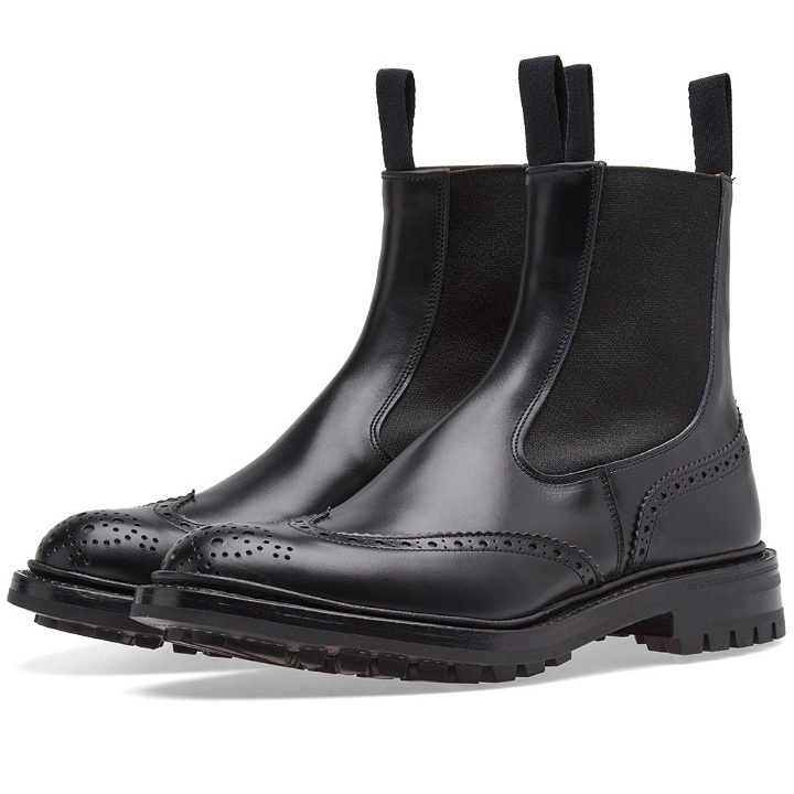 Photo: Tricker's Henry Brogue Chelsea Boot