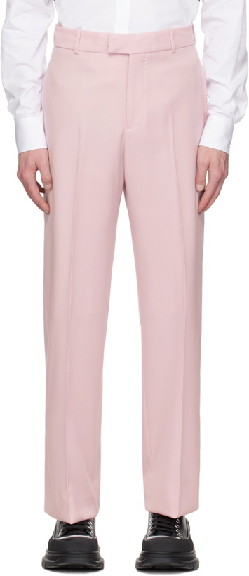 Photo: Alexander McQueen Pink Tailored Trousers
