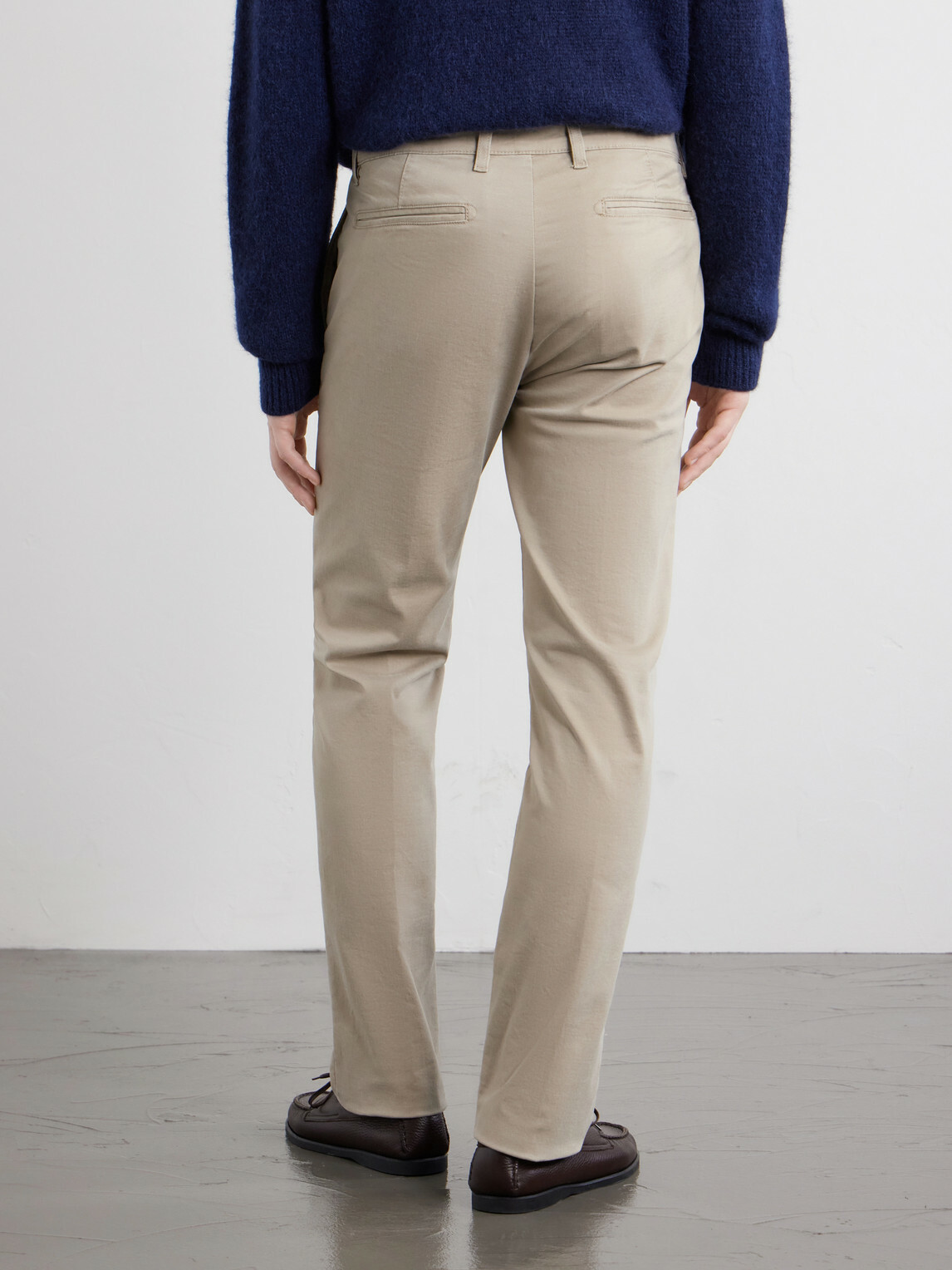 Massimo Alba - Winch Straight-Leg Cotton-Blend Twill Trousers - Neutrals