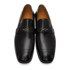 Gucci Black Horsebit Dracma Loafers