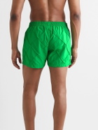 Bottega Veneta - Slim-Fit Intrecciato Nylon Swim Shorts - Green