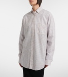 The Row Dalan checked cotton shirt