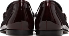 Chloé Burgundy 'Chloé' Loafers
