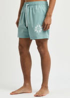 Amiri Starburst Logo Shell Swim Shorts Blue