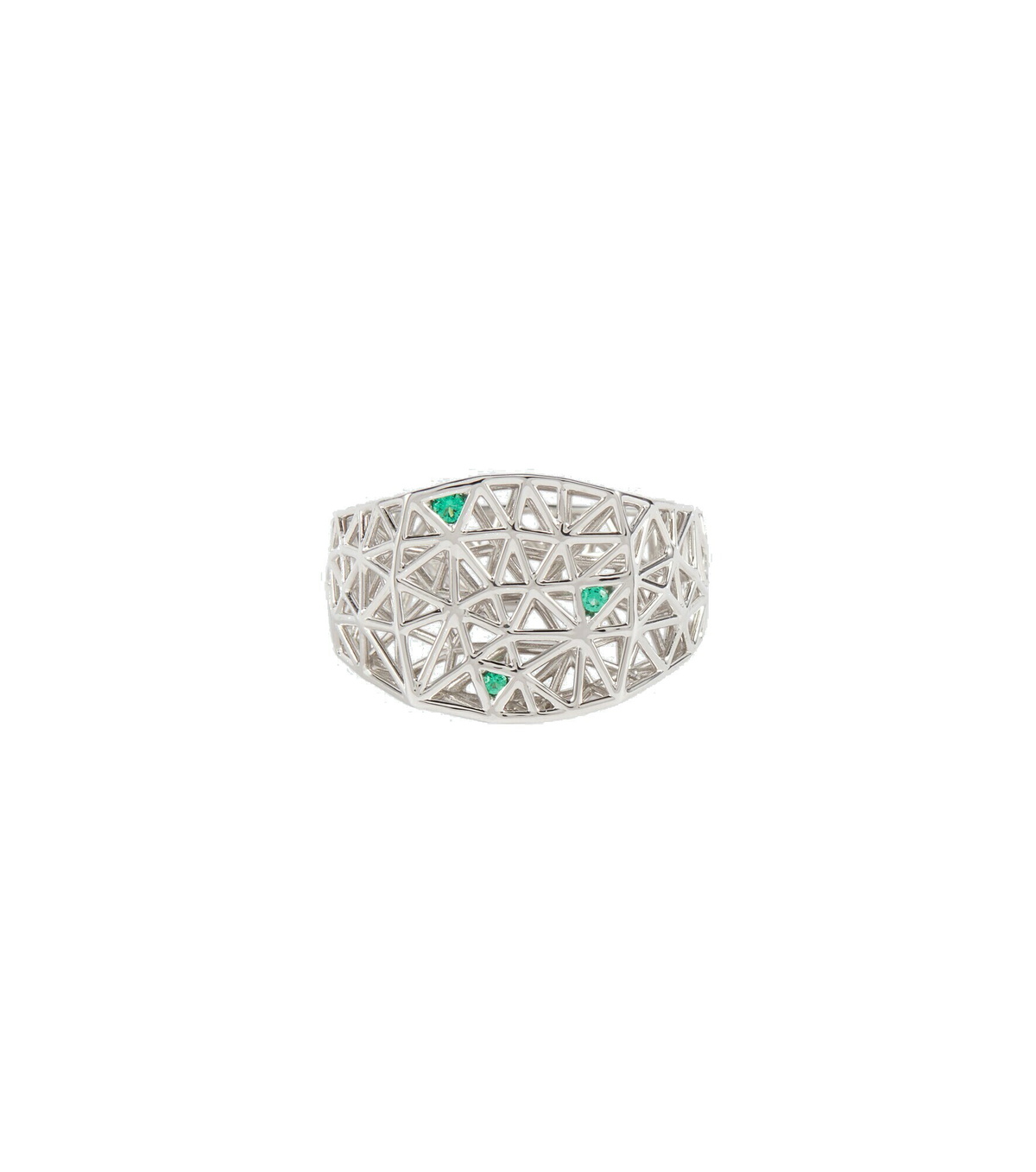 Tom Wood - Mesh sterling silver ring Tom Wood