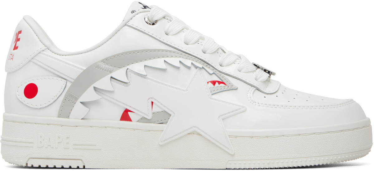 BAPE White BAPE STA #1 Sneakers