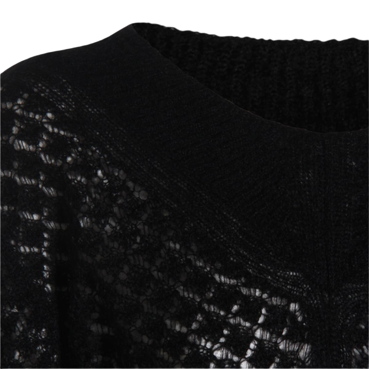 TwinSet Black Wool Knitwear