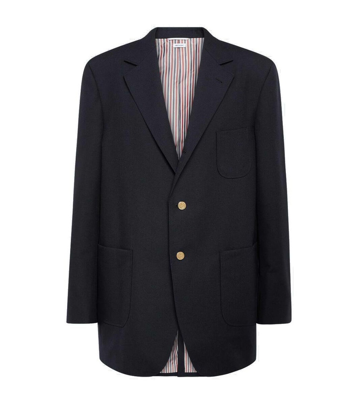 Photo: Thom Browne Single-breasted wool blazer