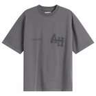ANNIE HOOD Men's College T-Shirt in Washed Black