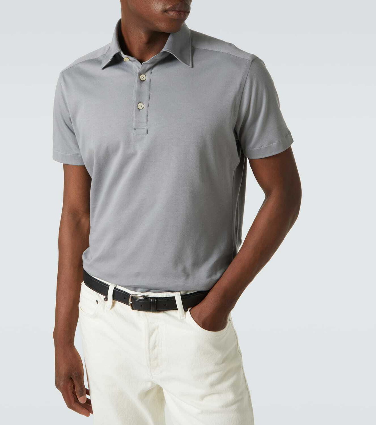 Kiton Cotton polo shirt