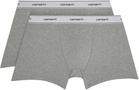 Carhartt Work In Progress Two-Pack Gray Cotton Boxers
