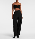 Givenchy Mohair-blend bra top