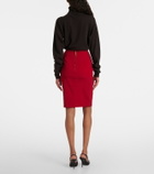 Saint Laurent High-rise pencil skirt