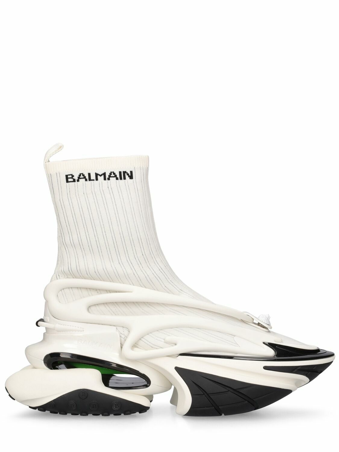 Photo: BALMAIN - Unicorn High Top Sneakers