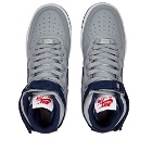 Nike W Air Force 1 Hi-Top Qs Sneakers in Wolf Grey/University Red