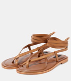 A. Emery Elliot leather thong sandals