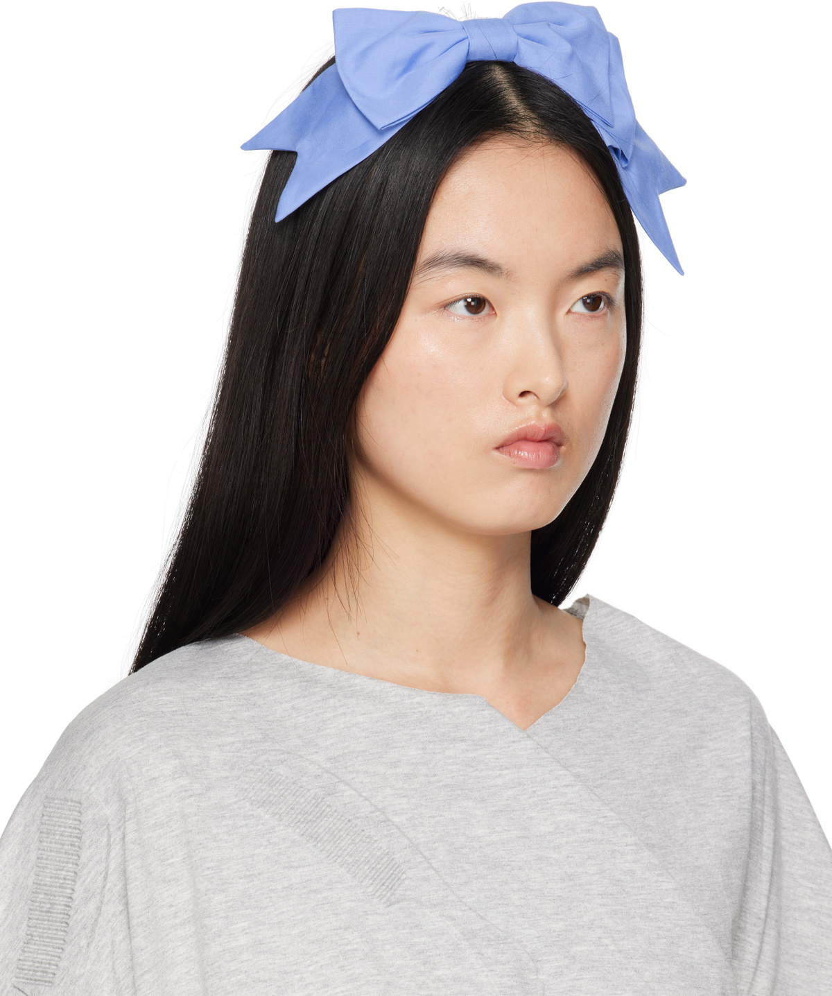 Ashley Williams Blue Bow Headband
