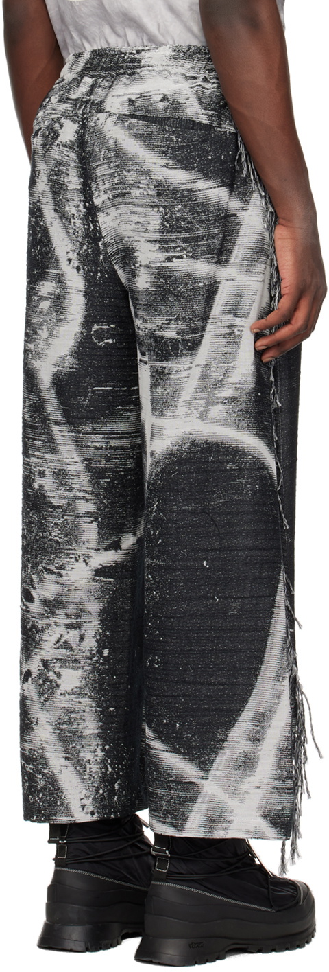 VEIN Gray Fringe Trousers