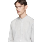 Ermenegildo Zegna Grey Linen Shirt