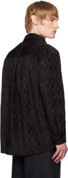 Youth Black Loosed Shirt