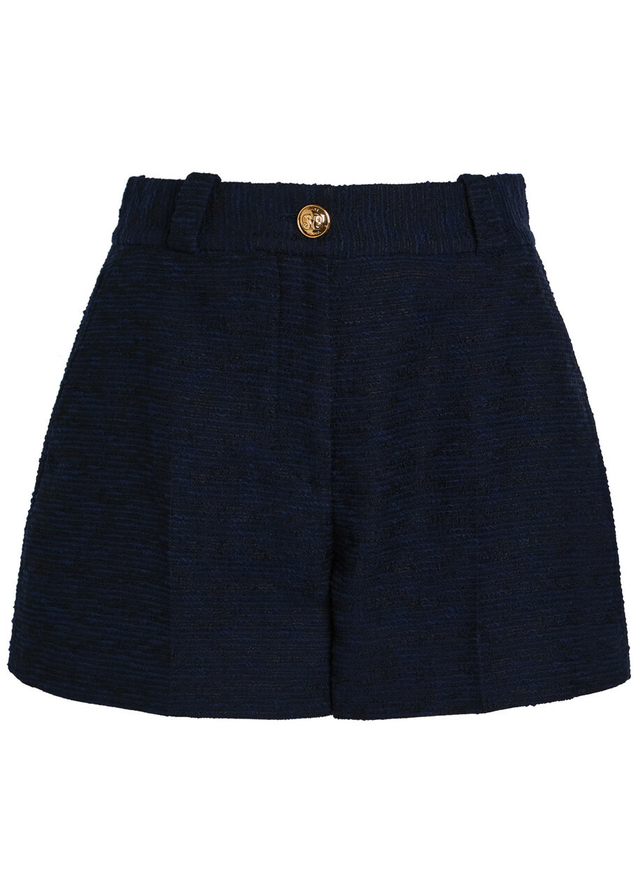 Blaze Milano Teke Cotton-blend Shorts Navy