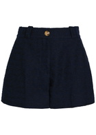 Blaze Milano Teke Cotton-blend Shorts Navy