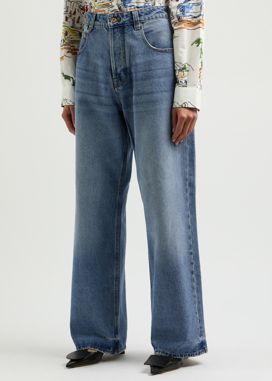 Jacquemus Le De Nîmes Large Wide-leg Jeans Denim Jacquemus