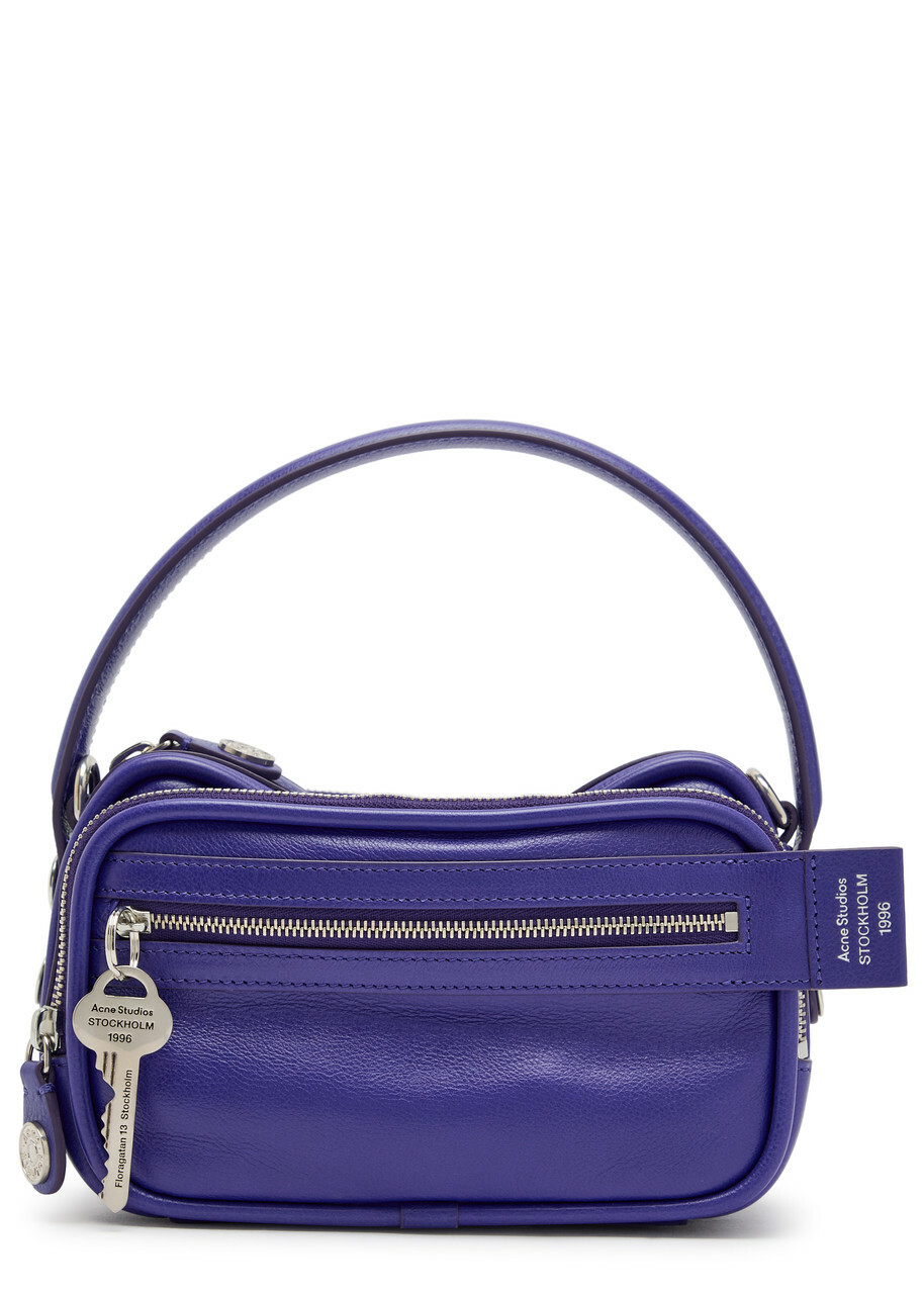 Acne Studios Camero Kit Grained Leather Cross-body bag - Violet - One Size