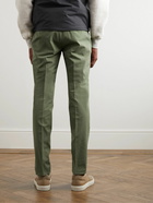 Incotex - Venezia 1951 Slim-Fit Stretch-Cotton Trousers - Green