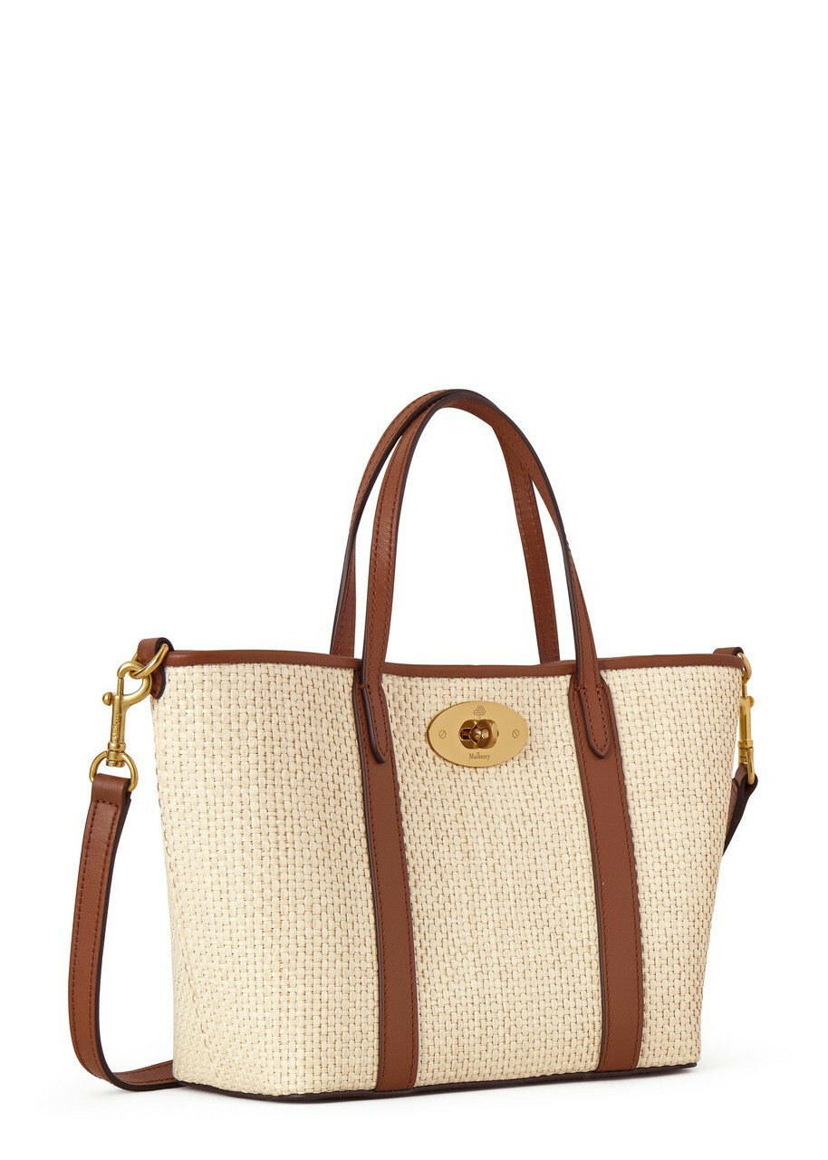Mulberry Bayswater Mini Raffia Cross-body bag - Cream - One Size