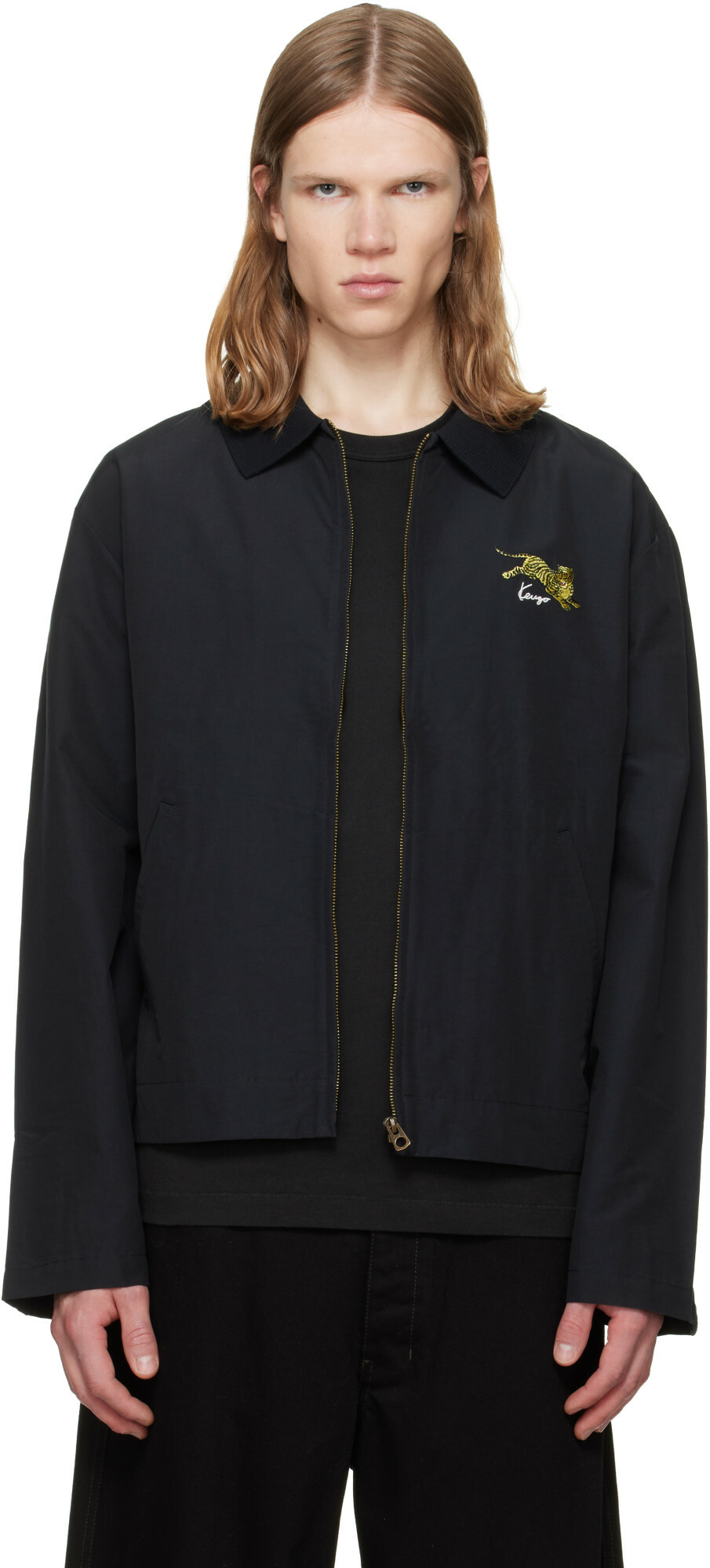 Kenzo Men's X Verdy Judo Jacket in Midnight Blue Kenzo