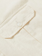 Drake's - Brushed Cotton-Twill Shirt - Neutrals