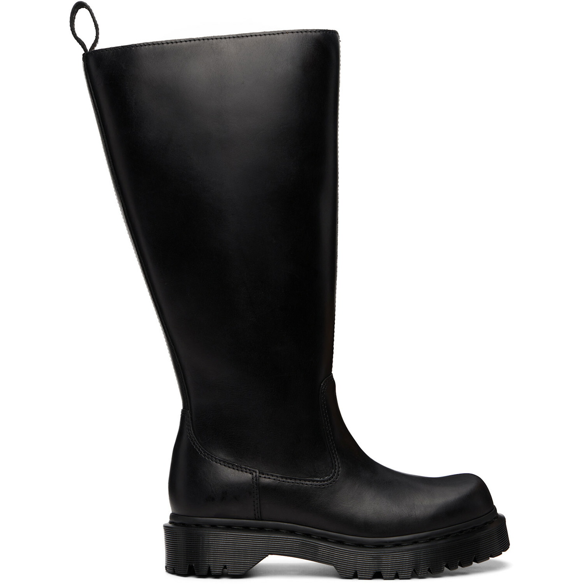 Dr. Martens Black Rejena Hi Old Harness Leather Tall Boots
