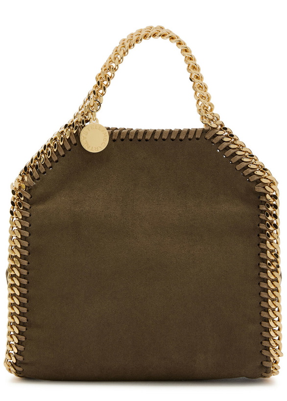 Photo: Stella Mccartney Falabella Tiny Faux Suede Tote - Moca - One Size