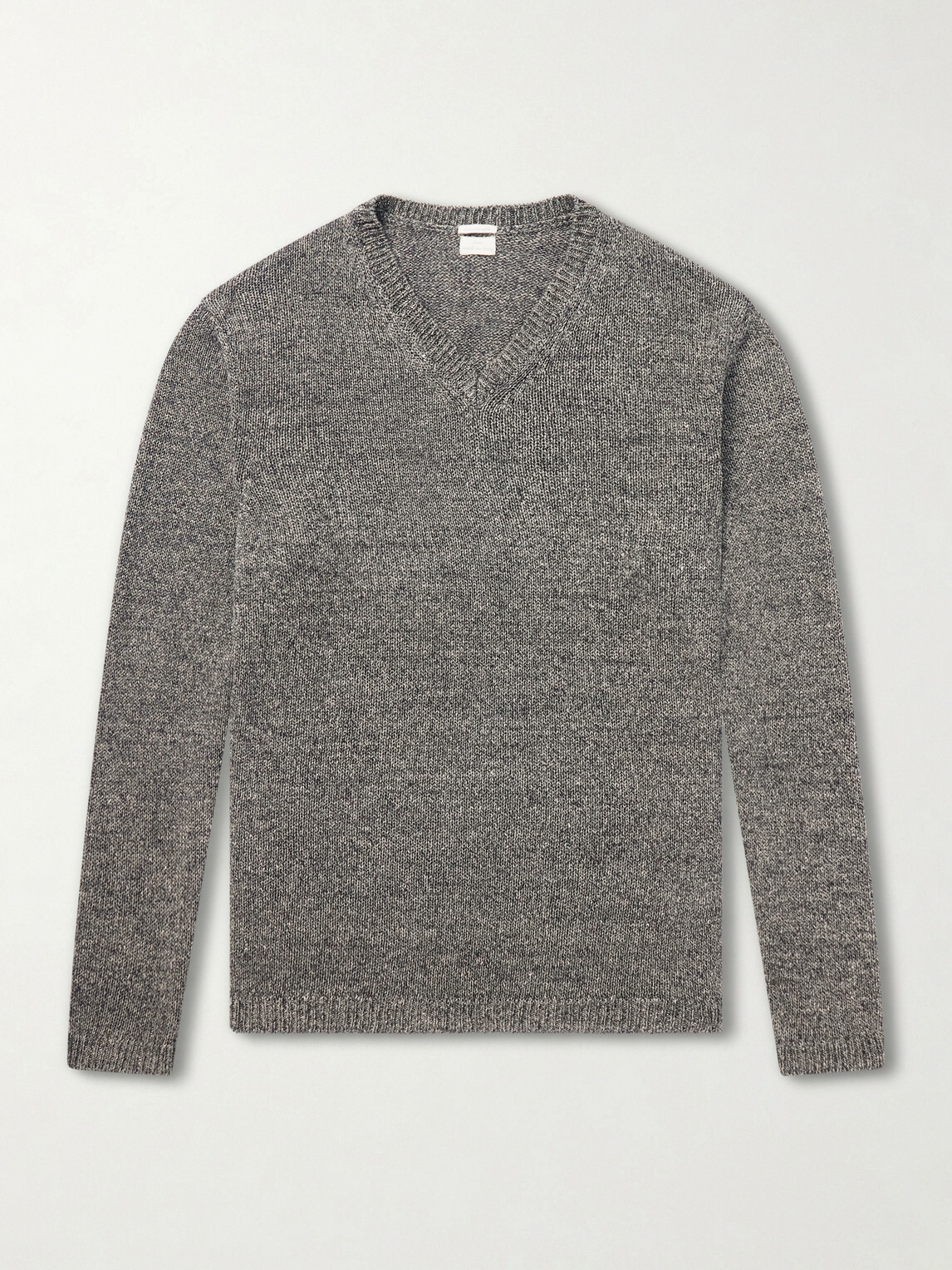 Massimo Alba - Leo Knitted Linen Sweater - Gray