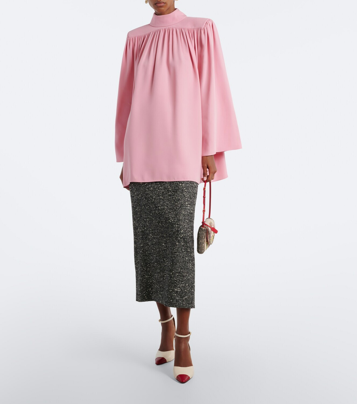 Valentino Cady Couture draped top