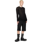 Rick Owens Black Tower Basic LS T-shirt