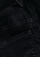 Veronica Beard Beverly Skinny Flared-leg Velvet Jeans Black