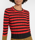 Proenza Schouler Slinky stripe long sleeve sweater