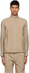 Lemaire SSENSE Exclusive Beige Dry Silk Bomber