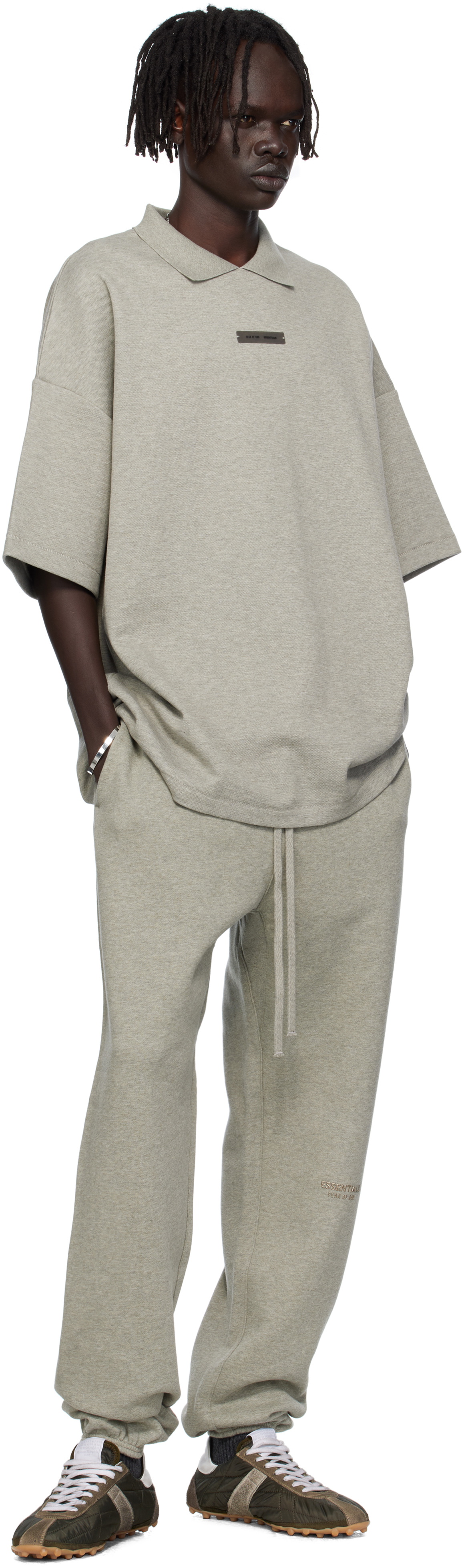 Fear of God ESSENTIALS Gray Vintage Fleece Sweatpants