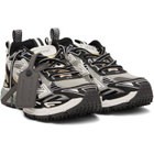 Off-White Gray & Black 'Be Right Back' Mesh Sneakers