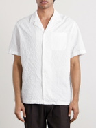 Altea - Hadley Seersucker Cotton Shirt - White